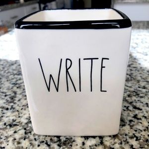 Rae Dunn WRITE Pencil/Pen Cup